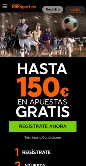 Registro en 888sport