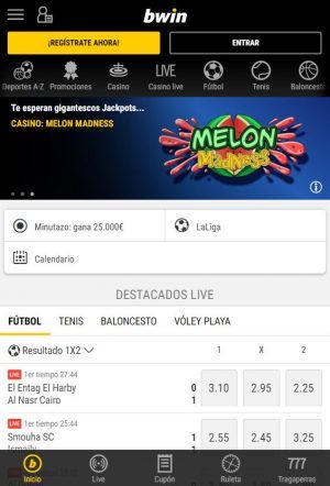 Imagen bwin app para apuestas deportivas