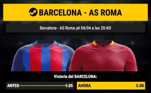 Supercuotas de Bwin para el Barça - Roma