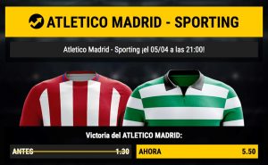 Supercuotas Bwin para el Atlético - Sporting