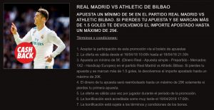 Apuestas La Liga: Real Madrid - Athletic de Bilbao en Circus
