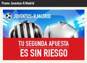 Promo Juventus - Real Madrid en Sportium