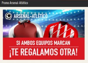 apuestas al Arsenal - Atlético de Madrid