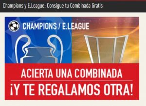 Promociones de apuestas para la Champions