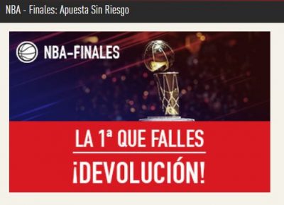 Apuestas a la final de la NBA con la promo de Sportium