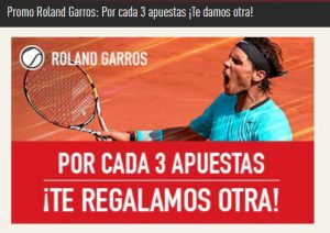 apuestas a Roland Garros, en Sportium