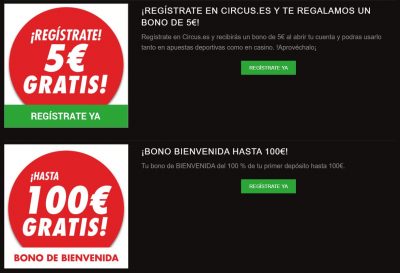 Promoción de apuestas Circus para el España - Rusia del Mundial