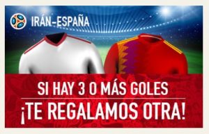 Apuesta segura para Irán - España, en Sportium