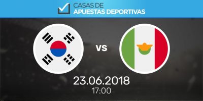 Pronósticos apuestas fútbol Mundial: Corea del Sur - México