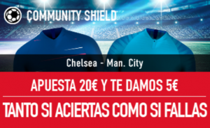 Apuestas Community Shield, Chelsea - Man City en Sportium
