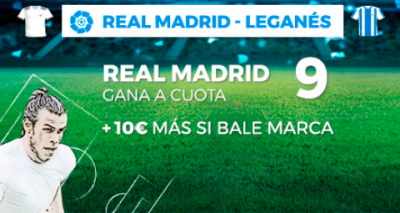 Apuestas Real Madrid - Leganés con las Megacuotas Pastón