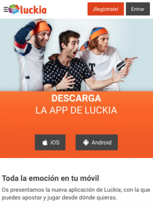 Luckia app de apuestas - descargar luckia app