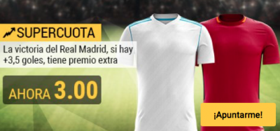 Supercuota Real Madrid - Roma, disfruta de la Champions Bwin