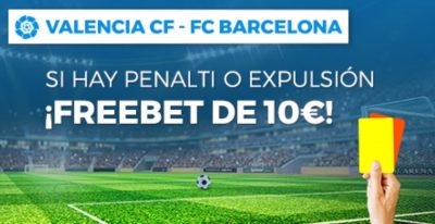 Promociones Paston para tus apuestas Valencia Barcelona