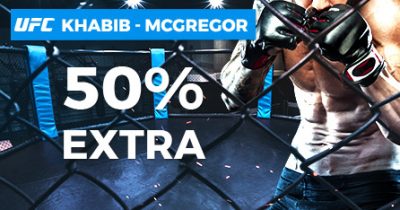 Khabib vs McGregor apuestas UFC, 50% extra en Pastón.es