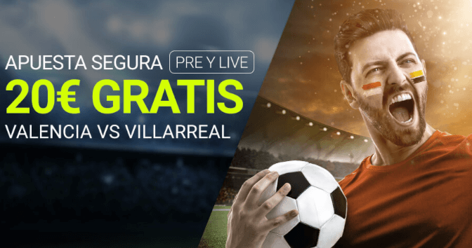Información sobre la promo de Luckia de apuestas valencia Villarreal 