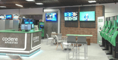 Codere Apuestas, cobrar retiradas en locales presenciales