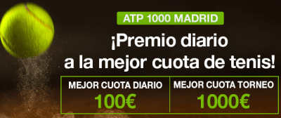 Promo de Codere en las apuestas del Open Mutua Madrid de Tenis