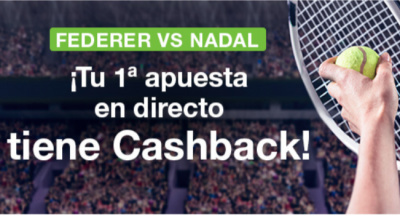 Apuestas con Cashback al Federer - Nadal en Roland Garros 2019