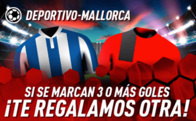 Promoción para el Deportivo - Mallorca de los playoffs de ascenso en Sportium 