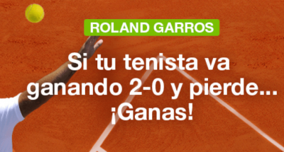 Promo Codere: Protege apuestas en partidos Roland Garros 2019