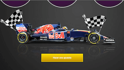 Promo 1xBet para las apuestas del GP de Silverstone de Formula 1
