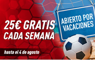 Promo de apuestas combinadas gratis de fútbol en Sportium
