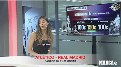 Mega cuotas al derbi Atletico vs Real Madrid - Marca Apuestas
