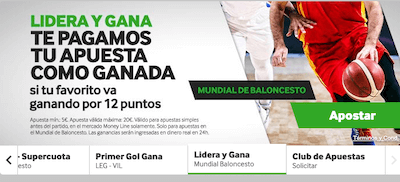 Promocion apuestas Mundial Basket 2019 - Betway