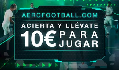 Gana 10€ gratis con el Aerofutbol, el deporte inventado en Codere