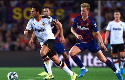 Pronostico y cuotas del Valencia vs Barcelona en Bwin