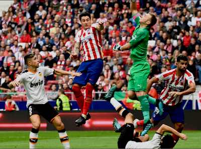 Pronostico del Valencia vs Atletico de Madrid en LaLiga - Bwin