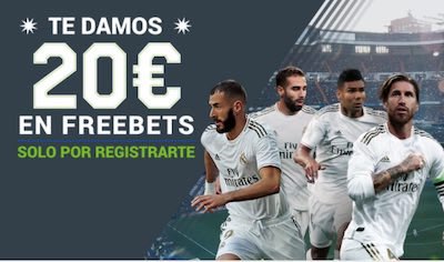 20 euros freebets en Codere 