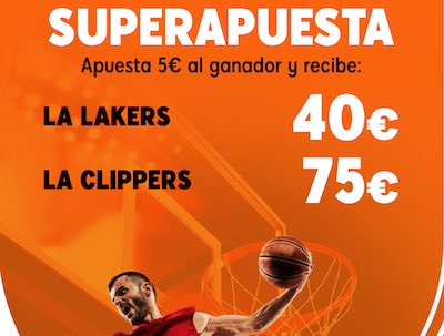 Superapuesta, mejor opción para pronostico de apuestas en el partido Lakers vs Clippers