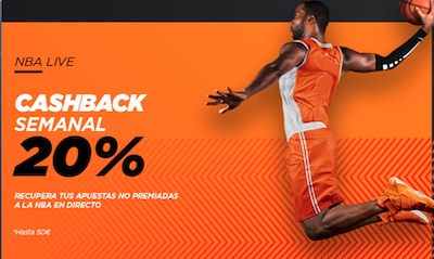 Cashback en Kirolbet con tus apuestas deportivas en directo a las finales de la NBA 2020