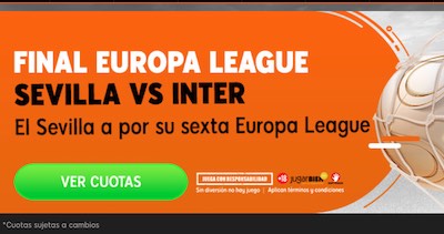 Pronostico y cuotas al Sevilla vs Inter en la final de la Europa League con 888sport