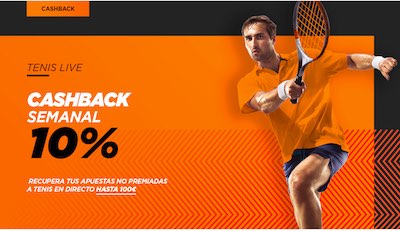 Cashback en tus apuestas en directo al Masters Roma en Kirolbet