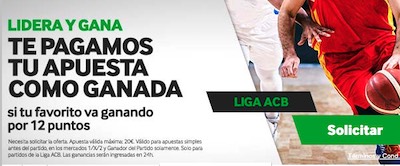 Promocion Lidera y Gana en apuestas a la Liga Endesa en Betway