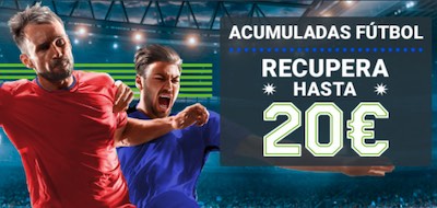 Recupera 20 euros en tus apuestas acumuladas a la liga de las naciones en Codere