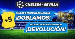 Apuestas Chelsea Sevilla promocion paston
