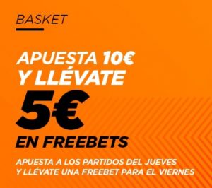 Apuestas Euroliga hoy  Juega en Kirolbet y te llevas 5€ para el viernes