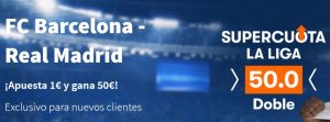 Apuestas clasico Barça Madrid en Betsson