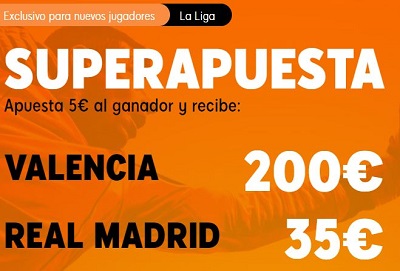cuotas valencia real madrid mejoradas 888sport