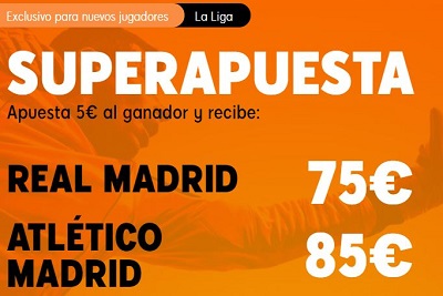 super cuotas para el derbi de Madrid en 888sport