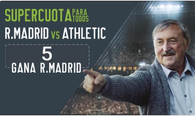 Aprovecha la Supercuota de Codere en tus pronosticos de apuestas al Real Madrid vs Athletic de Supercopa