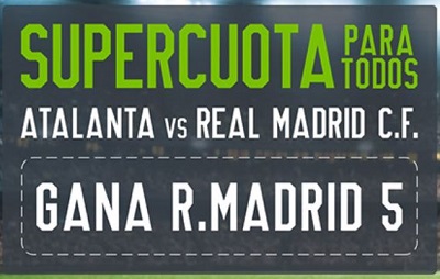 Aprovecha la mejor cuota para el Atalanta vs Real Madrid en Codere