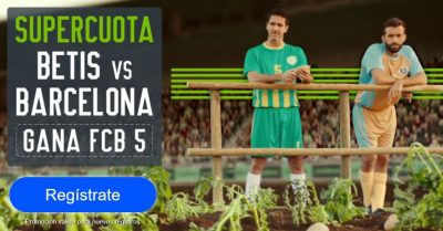 Las mejores cuotas del Betis Barcelona, en Codere