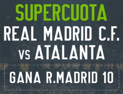 Disfruta de la mejor cuota para el Real Madrid vs Atalanta con la Supercuota Codere