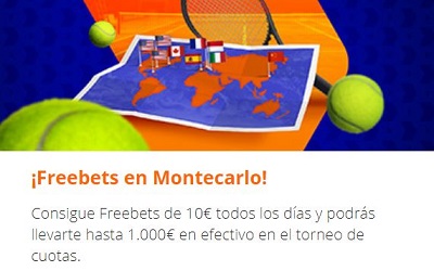 Promo especial para tus apuestas al Masters de Montecarlo en Betsson