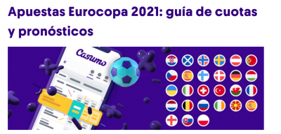 Apuestas a maximo goleador de la Eurocopa en Casumo